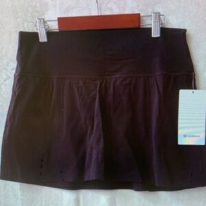 NEW Size 12 Lululemon Align High-Rise Skirt Built in Shorts Sequoia Dark Brown